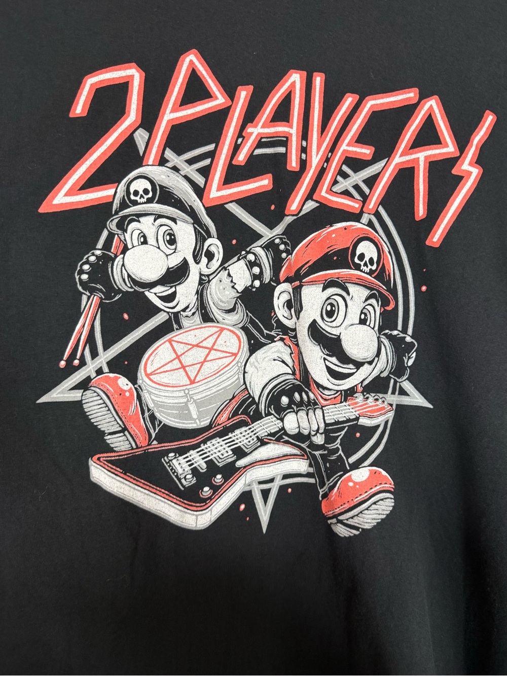 Mario and Slayer Crossover Tee Mens 4XLT